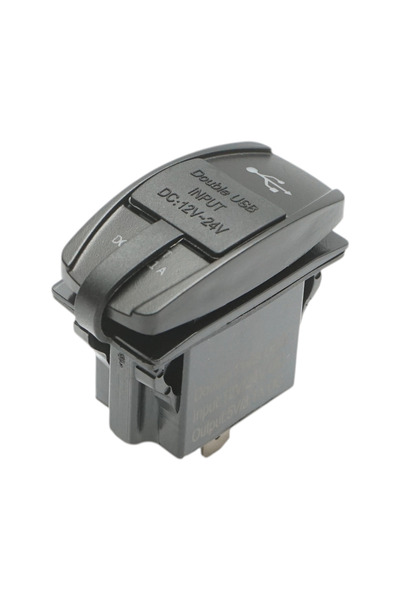 UTB Incarcator priza bricheta auto 12V/24V, 2xUSB 5V/3.1A DC
