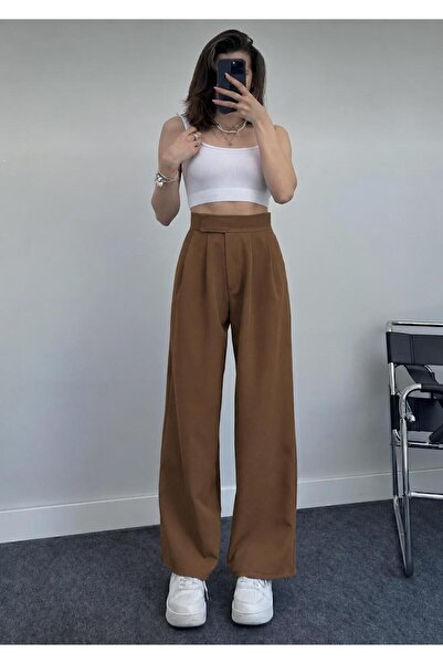 Butik Women's lycra velcro closure palazzo pants