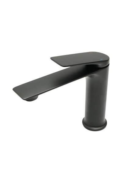 UTB Baterie lavoar baie Premium din cupru, pipa lunga, design rotund, monocom...