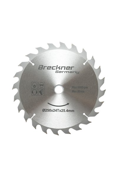 UTB Δίσκος δισκοπρίονου για ξύλο 250x25.4mm, 24 δόντια, μέγιστη ταχύτητα 6000...