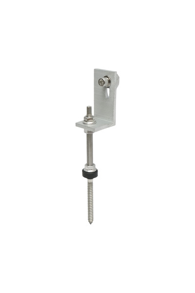 UTB Set clema L pentru acoperis tabla cu bolt M10X200mm prinderi panou solar ...