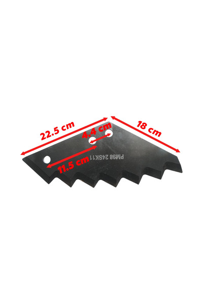 UTB Kuhn forage trailer knife with 7 teeth, thickness 8mm OEM code A5302190, ...