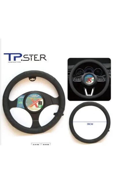 OEM Kάλυμμα τιμονιού δερμάτινο με μπλε ραφή 32698