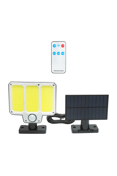 UTB Lampa LED cu panou solar 1.4W/5.5V, baterie 1500mAh, senzor de miscare si...