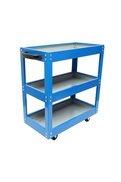 UTB Carucior scule metalic pe roti cu 3 rafturi 510x260x575mm