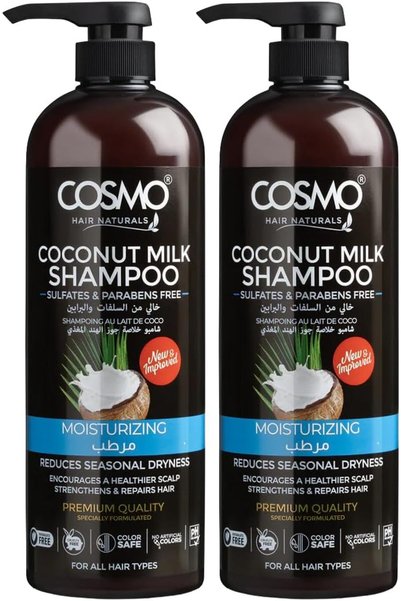 CD Cosmo Designs Cosmo Hair Naturals Coconut Milk Shampoo 480ml Pack Of 2 | M...