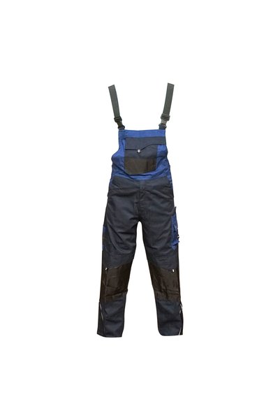 UTB Pantaloni de lucru cu pieptar, salopeta din poliester cu bumbac, albastru...