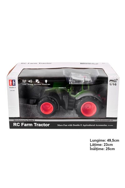 UTB DoubleE RC 1:16 2.4 Ghz τηλεκατευθυνόμενο τρακτέρ παιχνίδι, φώτα, ήχοι, ε...