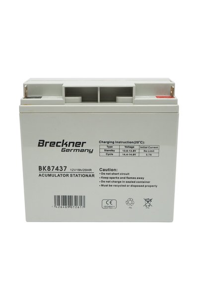 UTB Μπαταρία για ηλιακό πάνελ 12V 19Ah Breckner Γερμανίας
