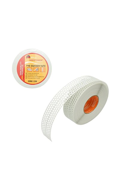 UTB Banda protectie colturi rigips 50mm x 30m PVC perforata autoadeziva HighP...