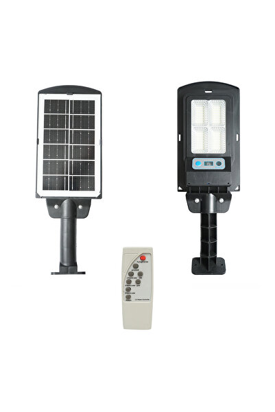 UTB Lampa solara LED iluminat stradal 6500K cu panou solar 3W, baterie 12000m...