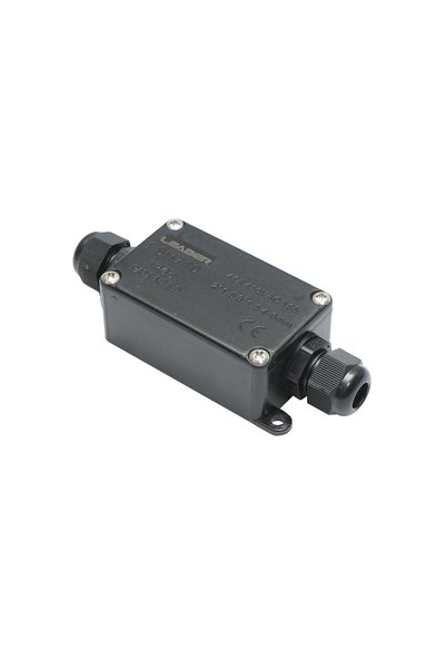 UTB Αδιάβροχο κουτί με ρακόρ καλωδίων 41A, 450V AC, 2 θέσεων 4-8mm IP65 Leader