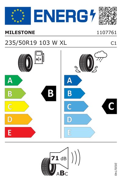 Milestone Anvelope Vara MZ01SXL 235/50R19 103W