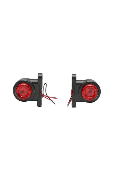 UTB Lampa gabarit rotativ laterala LED alba-rosu 12-24V FR1102 Breckner Germany