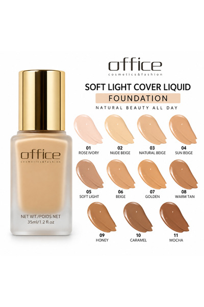 Office1 Office Soft Matte Foundation - 35 ml - Shade 03