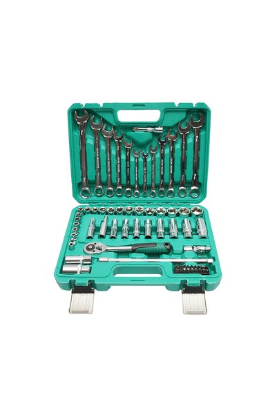 UTB Combination wrench set, socket, open-end, torx, ratchet trainer 69 pieces...