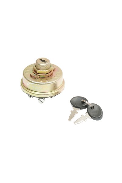 UTB Ignition switch and lights with key 12V, fi 68mm, fi 21mm mounting thread...