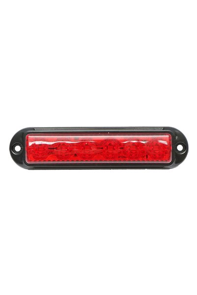 UTB LED странична габаритна лампа 12-24V червена с 4 функции 155x37мм, черна ...