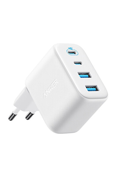 Anker Φορτιστής τοίχου Zolo, GaN, 100W, 2 x USB-C, USB-A, Λευκό