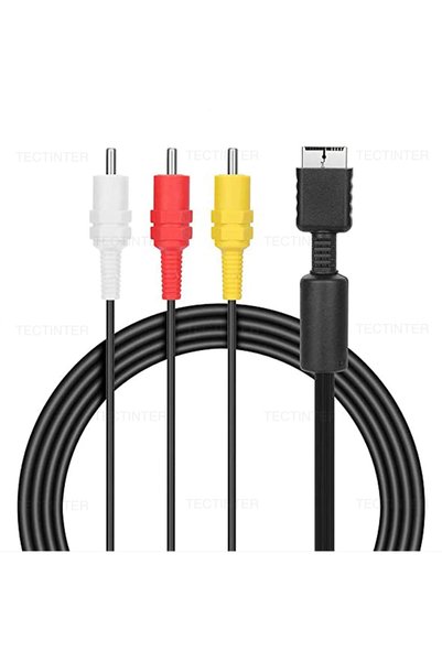 Choice for PS3 PS2 PS1 PlayStation 6ft/1.8M AV Cable Splitter RCA Audio Video...