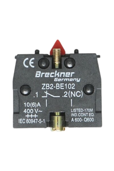 UTB Помощен контакт 1NC, 400V/10A 22мм LAY5 Breckner Германия