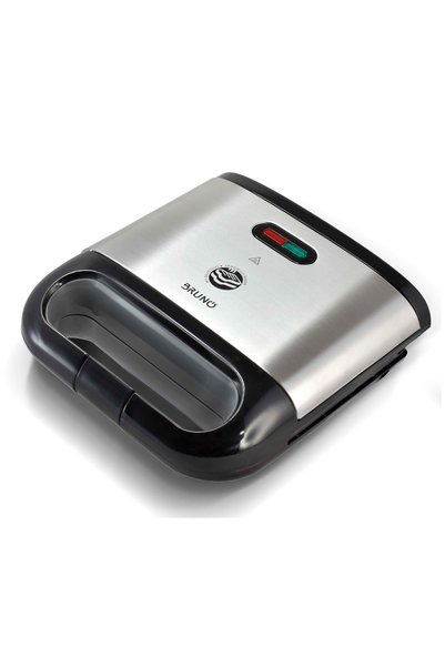 Bruno τοστιέρα BRN-0165, 2 θέσεων, 800W, αντικολλητικές πλάκες, inox