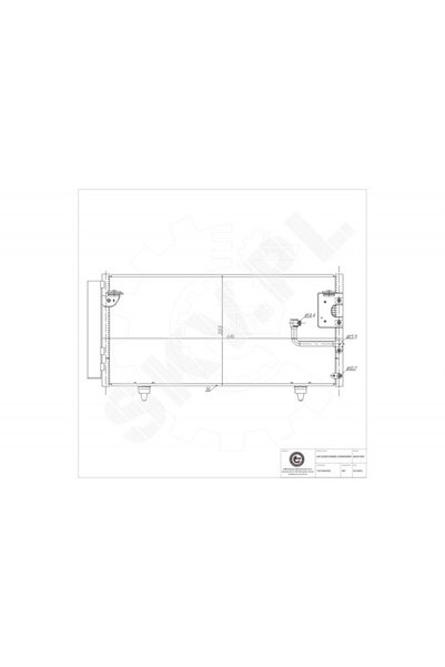 ESEN SKV Radiator aer condiționat Subaru Legacy IV Outback 73210AG020