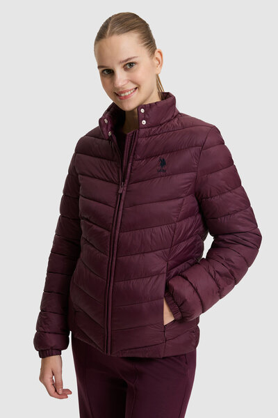 U.S. Polo Assn. Women's Burgundy Coat 50328149-Vr180