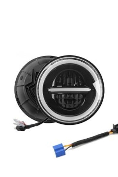 JEEP Αδιάβροχος Προβολέας LED 7″ για Hi/Low 2 SMD με Βύσμα H4 και H13 IP67 60...