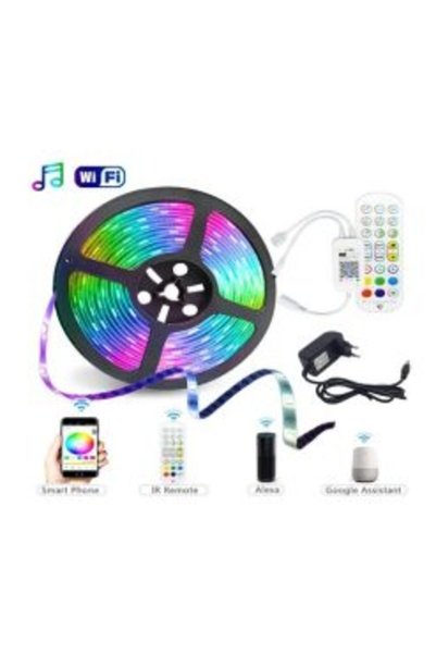 Rixme Smart Ταινία LED RGB με εφαρμογή και τηλεχειρισμό 5 Μέτρα 5050 RZ-137