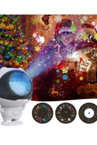 OEM Χριστουγεννιάτικο Led Φωτιστικό Προτζέκτορας Αστροναύτη CL-002