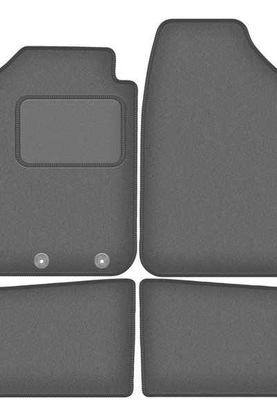Wielganizator Covorașe auto din velur grafit pentru: Dacia Spring hatchback (...