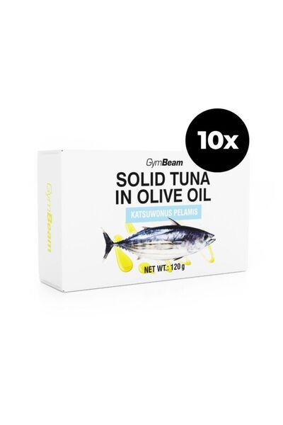 GymBeam Ton în ulei de măsline 10 x 120 g