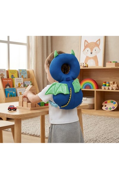 Generic Baby Head and Back Protection Cushion with Adjustable Straps.