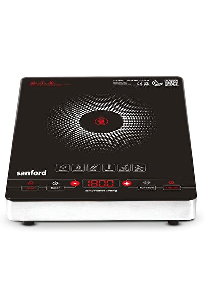 Sanford Single Burner Infrared Cooker,2200W,Ceramic Heating Element, Touch Co...