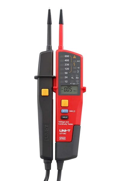 unı-t μετρητής τάσης AC/DC UT18C, 12V έως 690V, IP65