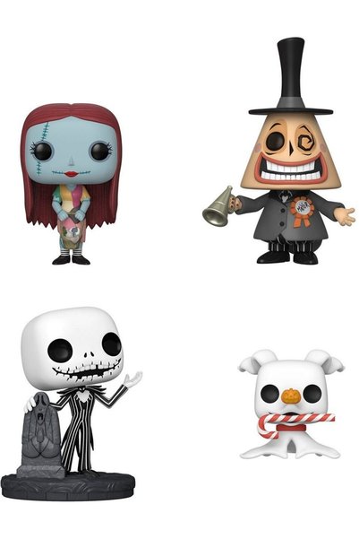 Funko Ποπ! Σετ 4 τεμαχίων: Η Νύχτα πριν τα Χριστούγεννα - Φιγούρες βινυλίου Σ...