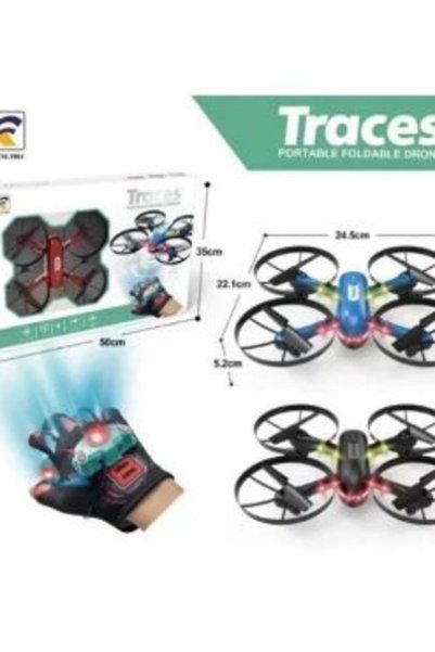 OEM Φορητό Αναδιπλούμενο Drone Με Έλεγχο Χεριού 2.4GHz XF-CF-946A Μαύρο/Μπλε/...