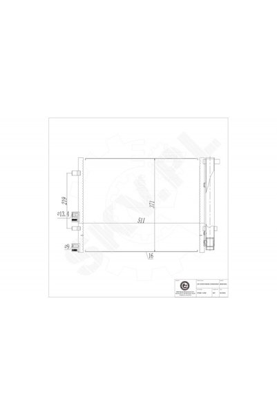 ESEN SKV Radiator aer condiționat Hyundai i20 I 976061J200