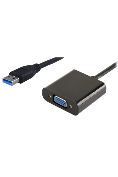 POWERTECH αντάπτορας USB 3.0 σε VGA PTH-021, Full HD, μαύρο
