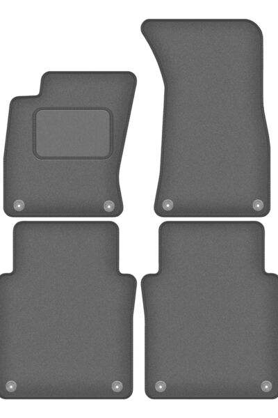 Wielganizator Covorașe auto din velur grafit pentru: Audi A8 D3 Long (2002-2009)