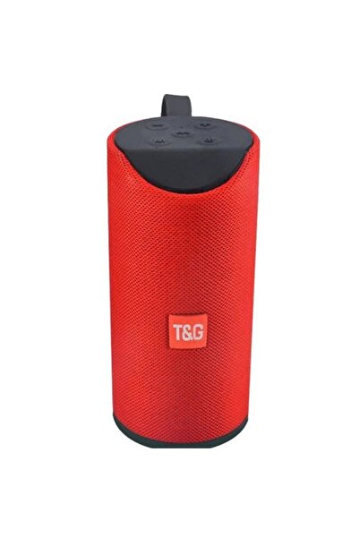 T700 Ηχείο Bluetooth T&G TG-113 10W Κόκκινο με Ραδιόφωνο & 3 ώρες αυτονομία