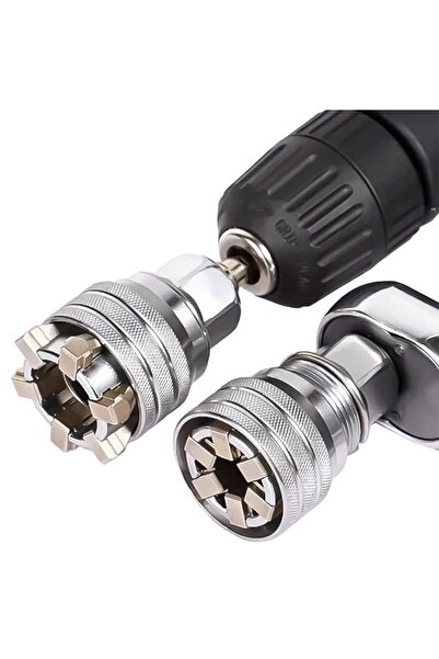 Titi 6620 3/8" Ayarlı Lokma Anahtarı 10-19 mm (Bits Lokma Adaptörlü)