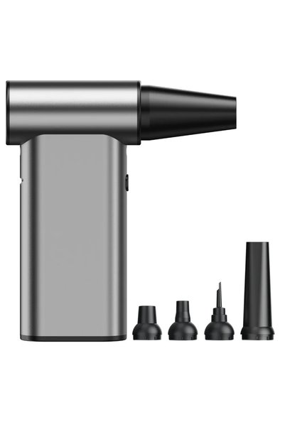 KINZIR ηλεκτρικό air duster AD57, 180W, 8000mAh, γκρι
