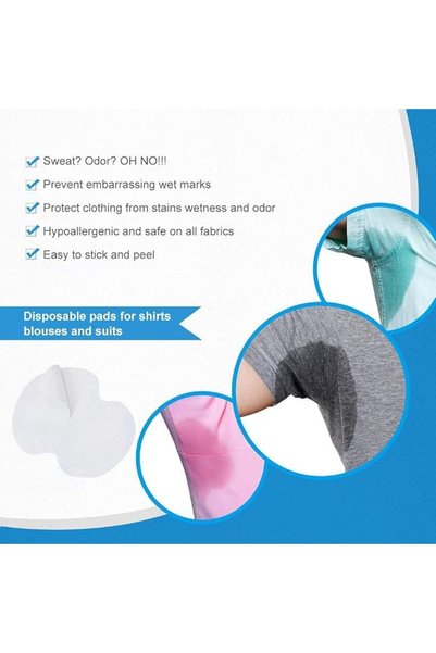 MAKINGTEC Underarm Sweat Patch, Disposable Nonwoven Anti-Sweat, Comfortable and Relaxing,Soft and Breathable,
