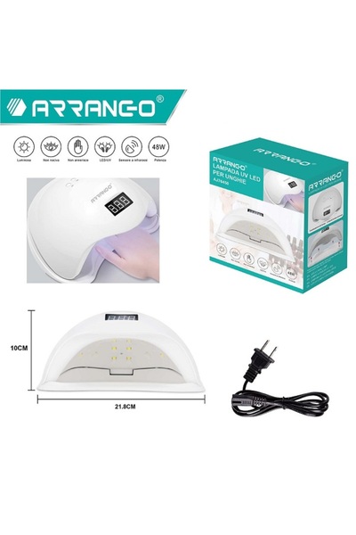 Arrango UV Led Λάμπα Νυχιών 48W με 24 LED & αισθητήρα κίνησης