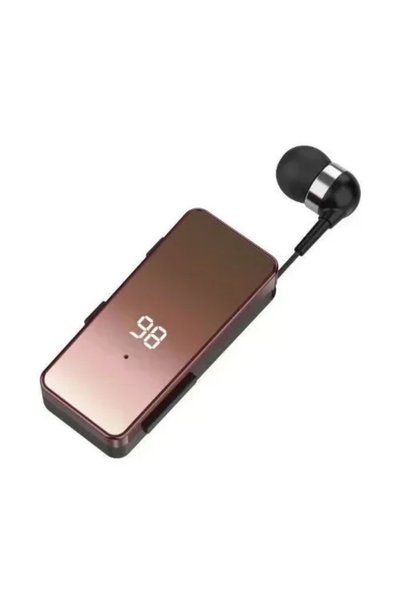 OEM K67 In-ear Bluetooth ακουστικό πέτου με LCD οθόνη ένδειξης μπαταρίας - ρο...