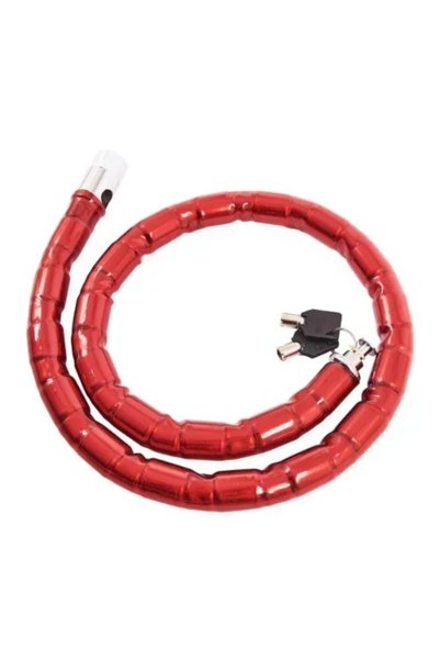 OEM Κουλούρα μηχανής - ποδηλάτου Cable Lock για αντικλεπτική προστασία 1m - k...