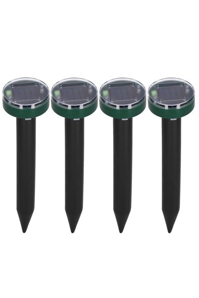 MyOfficeShop Set de 4 dispozitive solare pentru alungarea cârtițelor, funcțio...