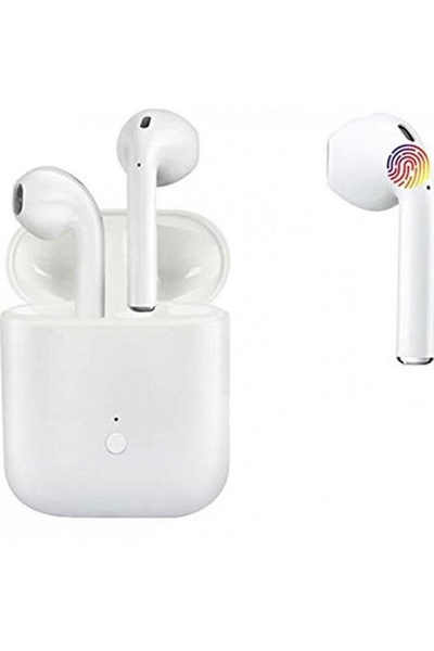 OEM Bluetooth Ακουστικά TWS i13 Earbud Handsfree με Θήκη Φόρτισης Λευκά